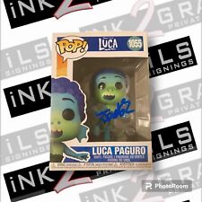 Jacob Tremblay Autograph Signed Luca Funko Pop ACOA Disney Luca Paguro picture