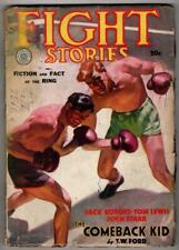 Fight Stories Winter 1936 Pulp Emery Clarke Cvr; T. W. Ford; Arthur Burks; Ja... picture