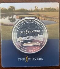 2018  2.5 oz $5 Solomon Silver Proof  the Players Golf (In Assay) Pamp. picture