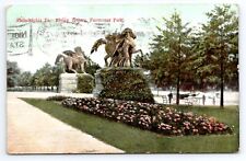 Flying Horse Fairmount Park 1909 Philadelphia PA Postcard picture