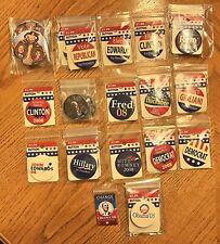 BUTTON LOT COLLECTION OF 25 POLITICAL, PRESIDENTIAL CAUSE, BUTTONS NEW SOME RARE picture