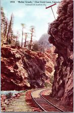 Mother Grundy Clear Creek Canyon Colorado Postcard Posted 1906 picture