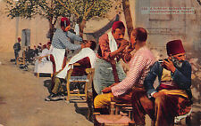 Turkish Barber Shop, Constantinople, Turkey, Early Postcard, Unused  picture