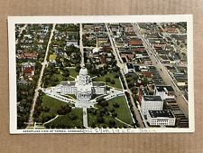 Postcard Topeka KS Kansas State Capitol Building Aerial View Vintage PC picture