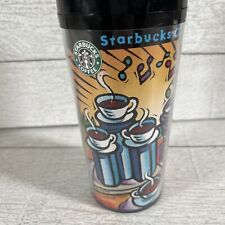 vintage Starbucks 1997 Waking Up Michigan Hot Or Cold Cup Tall Tumbler 16oz picture