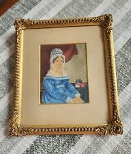 Beautiful Antique French Framed Portrait picture