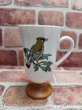 Brown Bird Mug Pedestal Coffee Cup Irish Coffee  Ornithology Birding picture