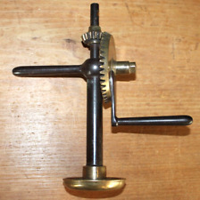 Antique 1868 Brass Geared Hand Drill picture