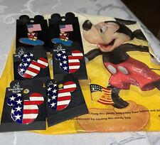 New Walt Disney World Mickey Stars/Stripes American Flag 2001 Collector Pin-6 picture