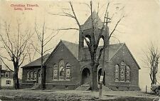 c1909 Printed Postcard; Christian Church, Leon IA Decatur County, Posted picture