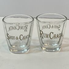 Rum Chata Shot-A-Chata Divided Shot Glasses Set of 2 picture