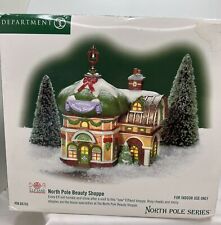 Dept 56 North Pole Beauty Shoppe North Pole Series #05733 Christmas Village  picture