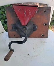Antique Iron Coffee Grinder Mill Cast Iron USA 1800’s picture
