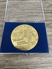 Grumman 50th Anniversary Apollo 11 Commemorative 24 karat Gold Plated Coin picture