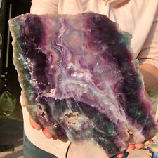 12.23lb  Natural beautiful Rainbow Fluorite Crystal Rough stone specimens cure picture