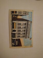 POSTCARD Elks Building Michigan City Indiana Flag Old Autos Awnings  picture