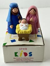 1993 Avon Kids My First Christmas Story Nativity White Holy Family Mary Jesus picture