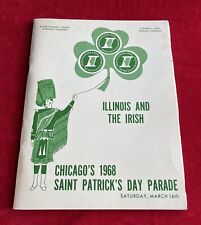 Chicago’s 1968 St. Patrick’s Day Parade Program Mayor Richard J. Daley picture