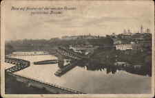 Grodno Belarus Bridge WWI Destroyed by Russians USED c1915 Postcard picture
