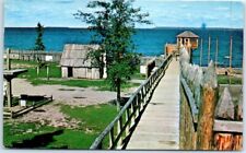 Postcard - Fort Michilimackinac (restored) - Mackinaw City, Michigan picture