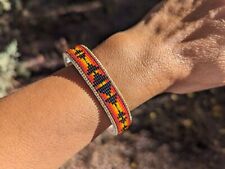 Navajo Handcrafted Cuff Bracelet Native American Jewelry NA Sz 6.75in picture