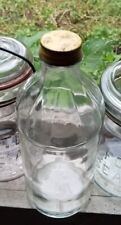 Vintage Medicine Pharmacy Druggist  Bottle Made By Ball, Lid Included Nice. picture