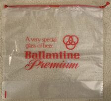 Vintage 1960’s Ballantine Beer Plastic Litter Bag Draw String - NEW - NEVER USED picture