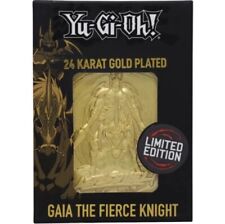 Trading Cards: Yu-Gi-Oh 24 Karat Gold Plated Card The Fierce Knight picture