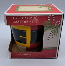 Santa Claus Coffee Mug Belt Buckle Holiday Mug 14 Oz Royal Norfolk Greenbrier picture