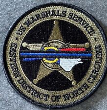 US Marshals Service EDofNC “TBL” +Hook Rare * Genuine Kokopelli Patch * picture