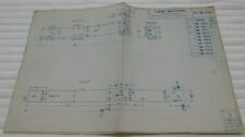 1908 American Locomotive Company Blue Print of Support Brace Link Motion picture