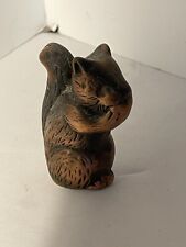 Vintage Copper Metal Squirrel Figure picture