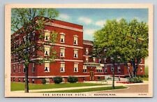 The Samaritan Hotel Rochester Minnesota Vintage Unposted Linen Postcard picture