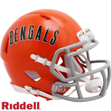 Cincinnati Bengals 1968-1979 68-79 Throwback Speed Riddell Mini Helmet New in picture