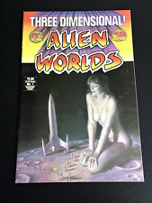 Three Dimensional Alien Worlds #1 (1984) w/ Glasses Attached VF/NM 9.0 picture