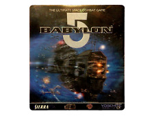 Babylon 5:Into the Fire Holographic SIERRA Game Mouse Pad - EXTREMELY RARE picture