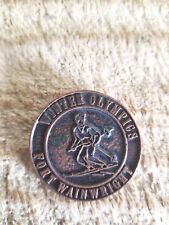 WINTER OLYMPICS,FORT WAINWRIGHT.RARE VTG PIN*4 picture