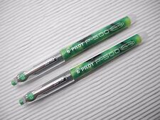 3pcs PILOT P-500 0.5mm needle tip Roller Ball Pen with cap Green(Japan) picture