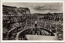 Vintage ROME COLOSSEUM, Italy RPPC Photo Postcard 