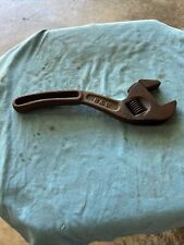 Antique B&C 10” Inch S Curved Adjustable Wrench Bemis & Call  Springfield Mass picture