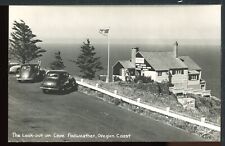 RPPC The Look-Out on Cape Foulweather, Oregon Coast Historic Vintage Postcard picture