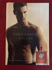 Vince Camuto Solare Men Fragrance Model Fabio Mancini 2016 Print Ad picture