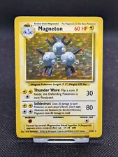 Magneton 9/102 Holo Base Set Pokemon Card WOTC LP   picture
