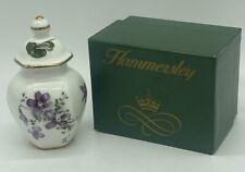 Vintage Hammersley Victorian Violets Miniature English Bone China Hexagon Vase picture