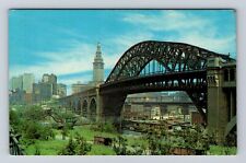 Cleveland OH-Ohio, Detroit-Superior High Level Bridge, Antique Vintage Postcard picture