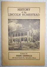 1938 History of the Lincoln Home Booklet by Frank Darnielle. COLLECTOR'S ITEM picture