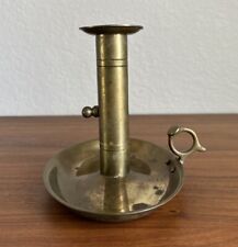 Vintage Brass Candle Holder with Slide Chamber picture
