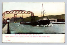 Aerial Bridge over Ship Canal Duluth Minnesota MN Postcard picture