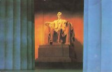 Abraham Lincoln Statue inside Lincoln Memorial - Washington DC Postcard picture