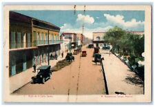 1928 Vista De La Calle Sexta H. Matamoros Tamps Mexico Vintage Postcard picture